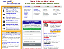 Tablet Screenshot of highspeedinternetdeals.com